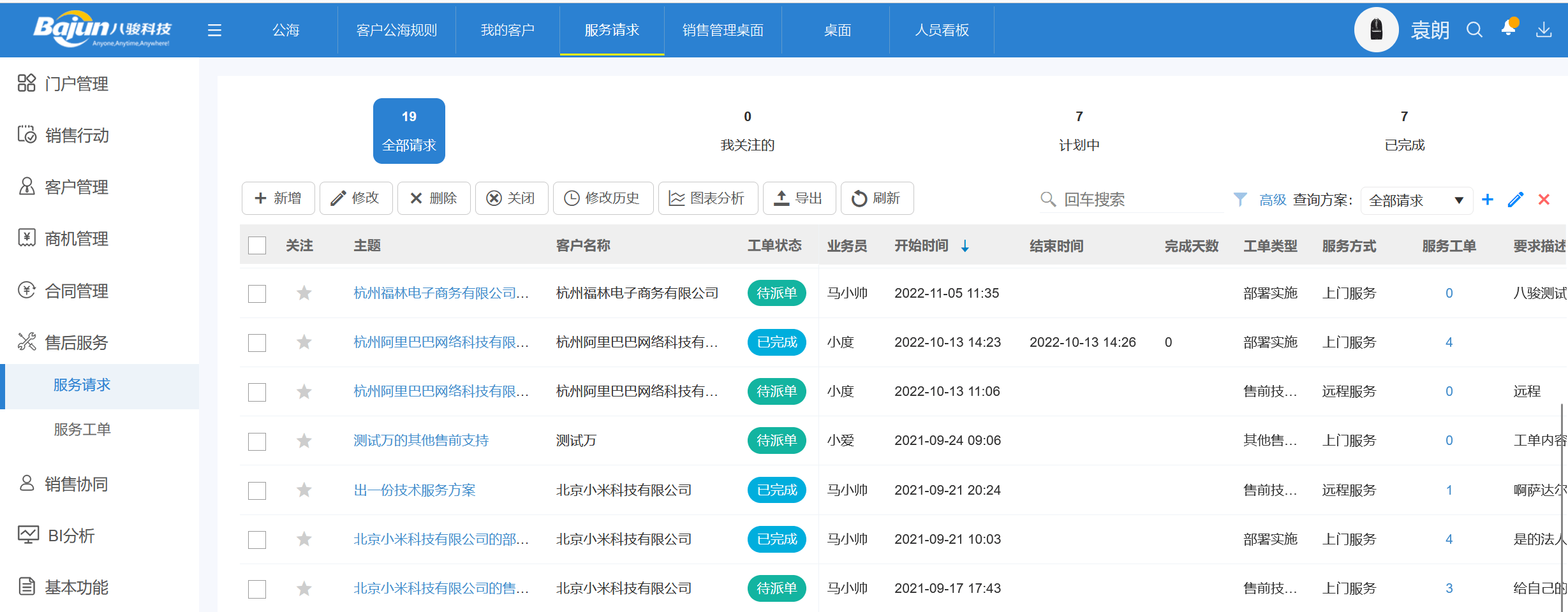 客服工(gong)單(dan)係(xi)統 客服工(gong)單(dan)係(xi)統